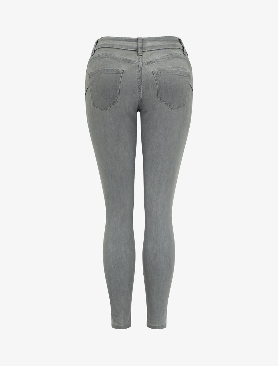 Jean push up classique - Gris - 2