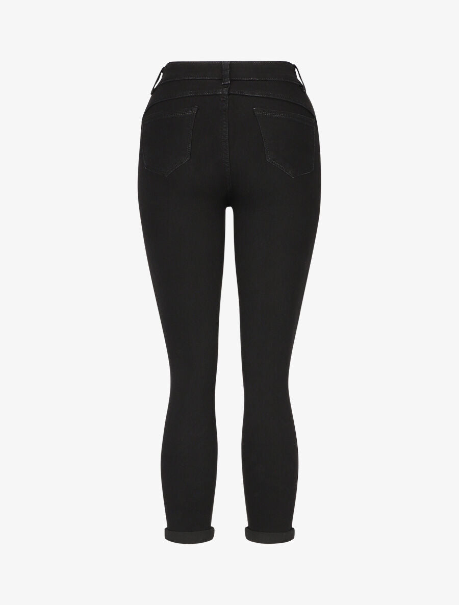 Jean slim push-up - Noir - 2