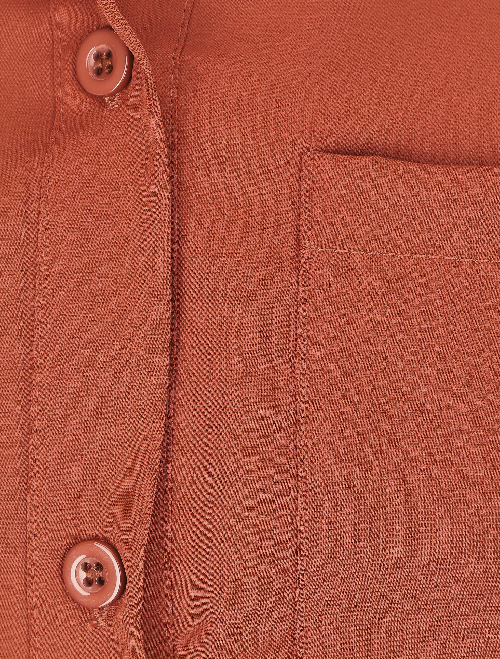 Chemise oversize ceinturée - Rouille - 3