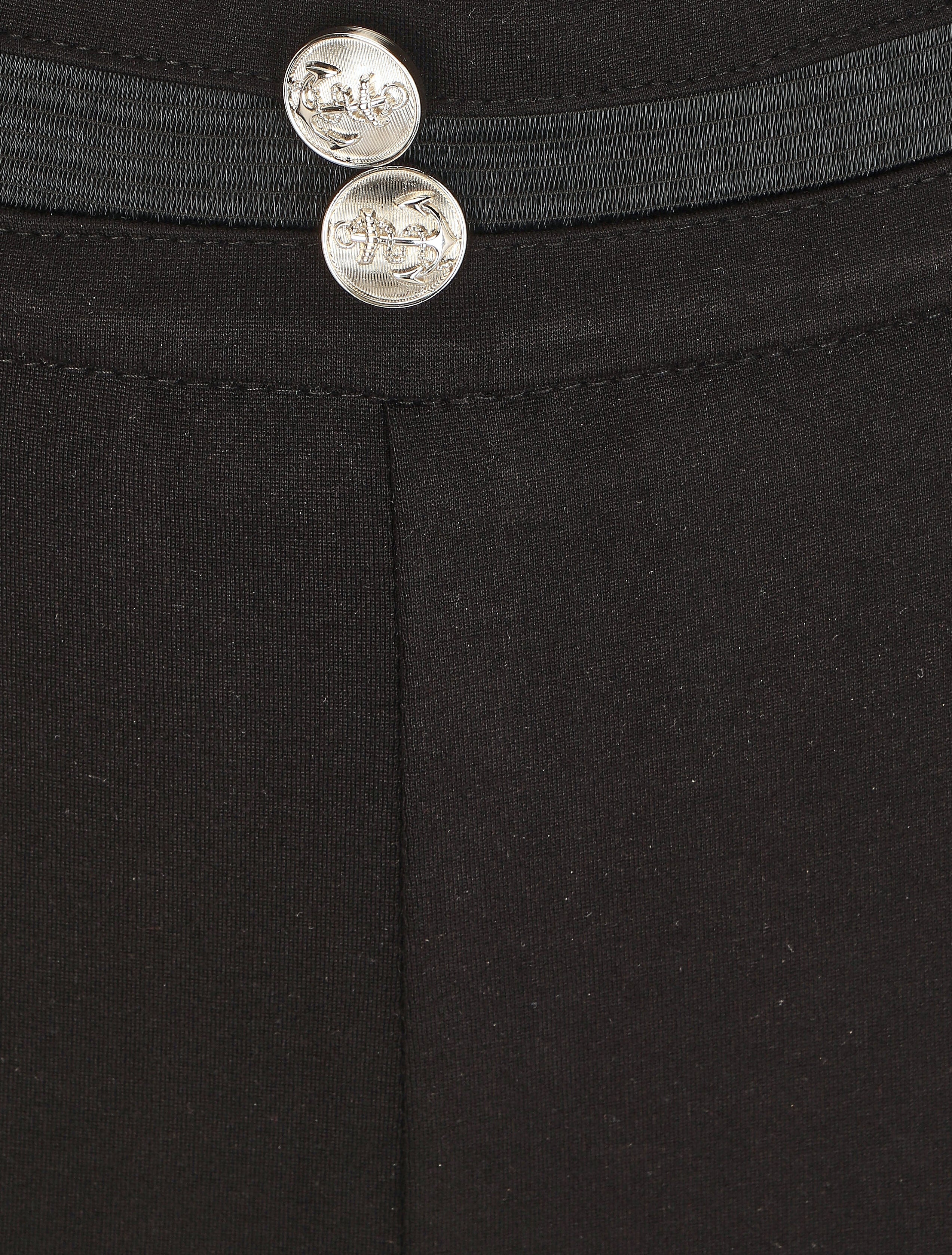 Pantalon slim à taille haute - Noir - 3