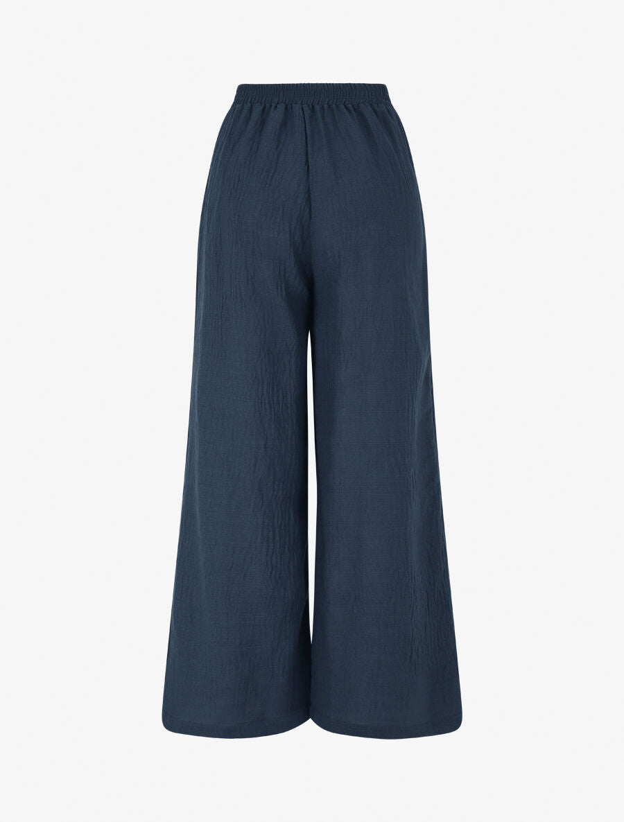 Ensemble top sans manches et pantalon - Bleu pétrole - 5