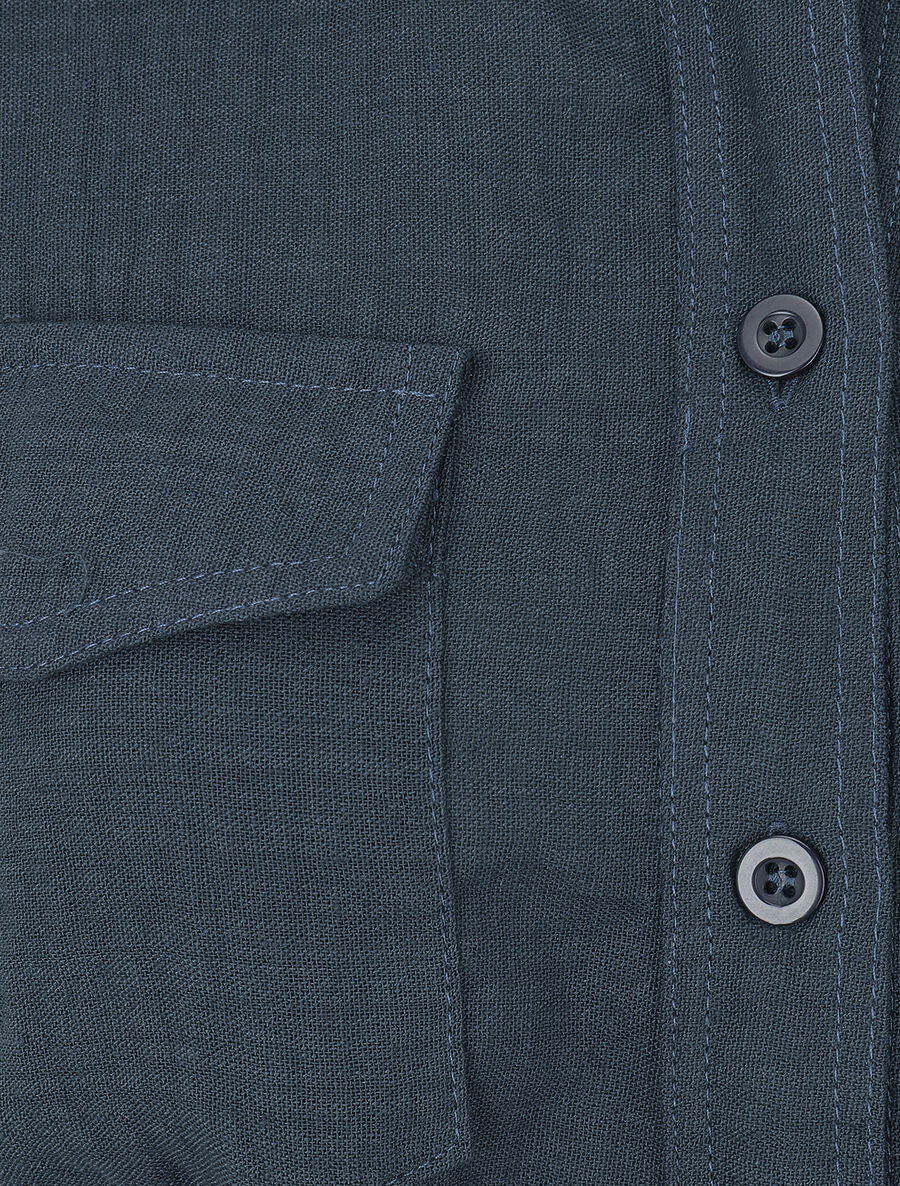 Ensemble top sans manches et pantalon - Bleu pétrole - 6