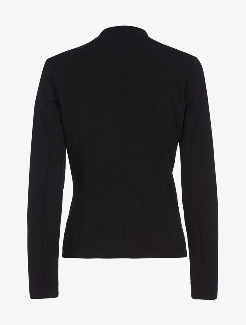 Veste à fausses poches contrastantes - Noir - 2