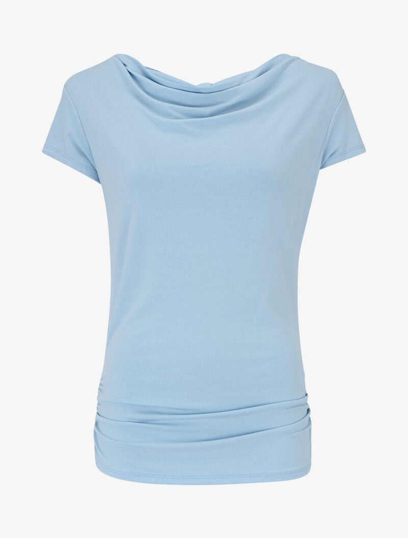 Top à dos stylisé - Bleu ciel - 1