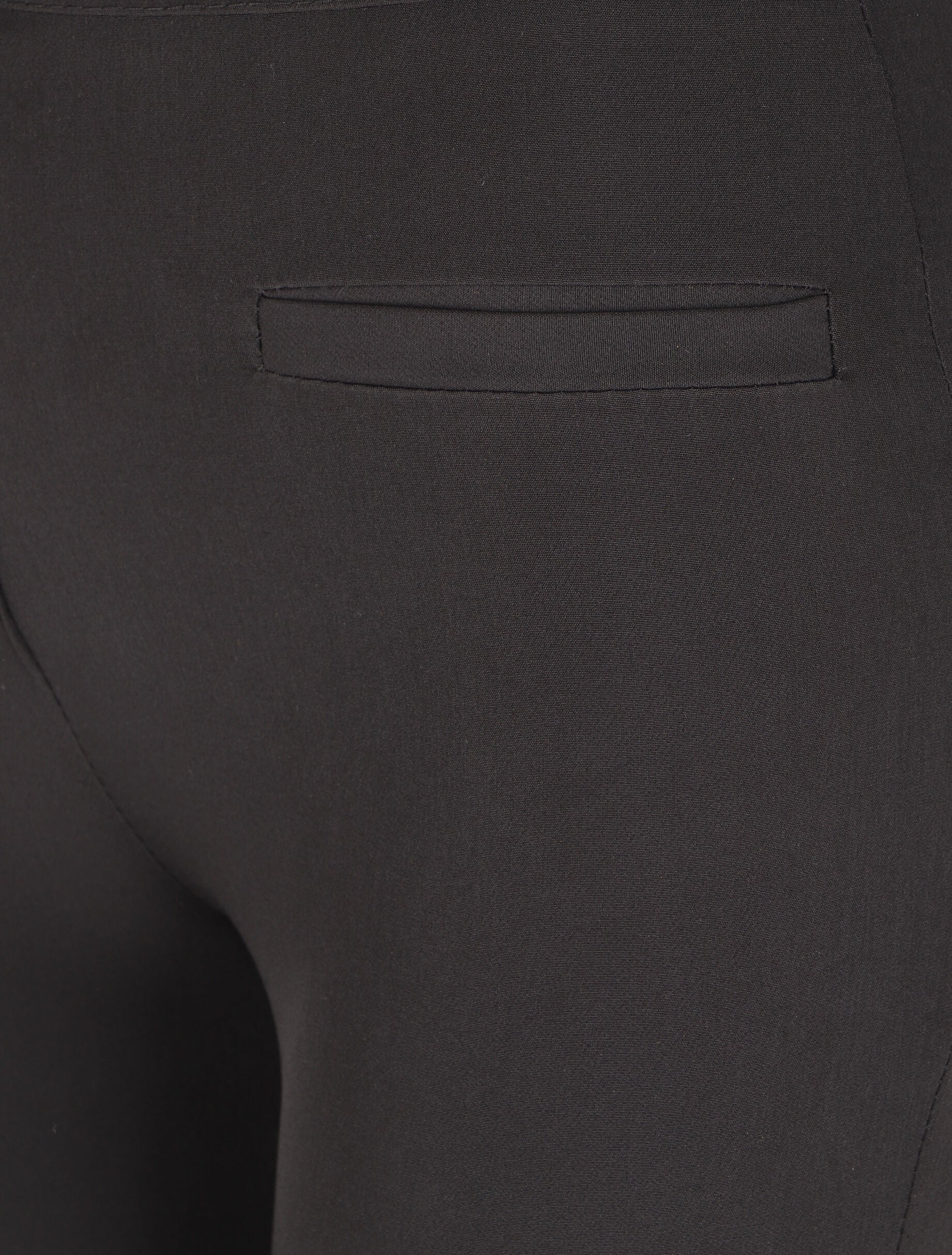 Pantalon taille standard coupe flare - Noir - 3