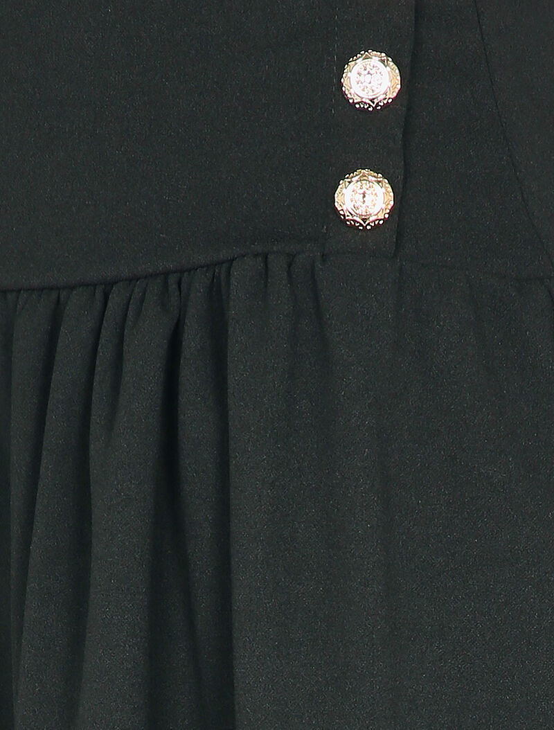 Jupe taille haute patineuse - Noir - 3