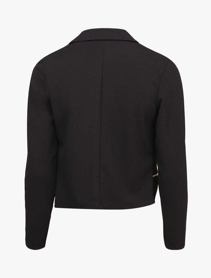 Blazer léger à col cranté - Noir - 2