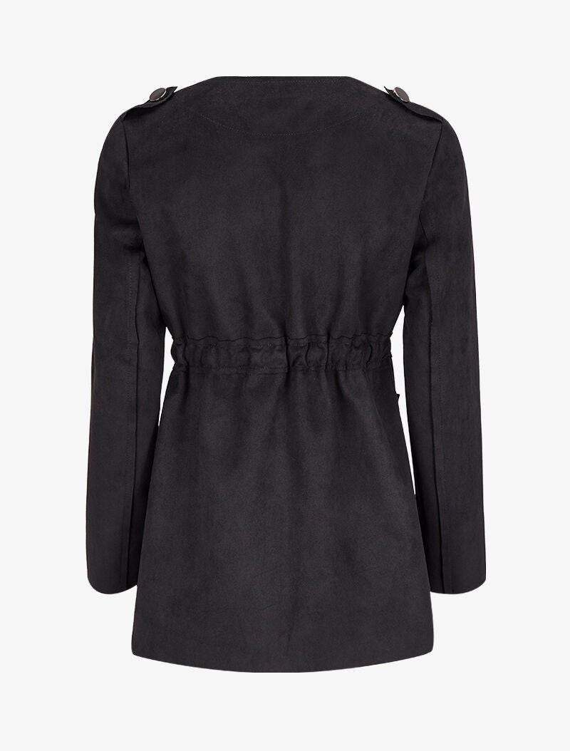 Veste en suédine à pattes d&