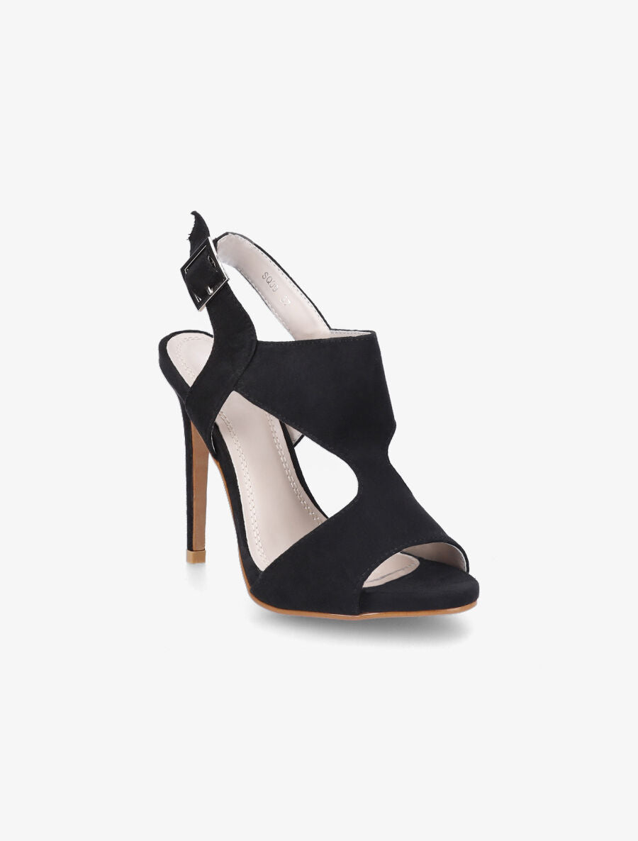 Peep - toes velours noir - 2