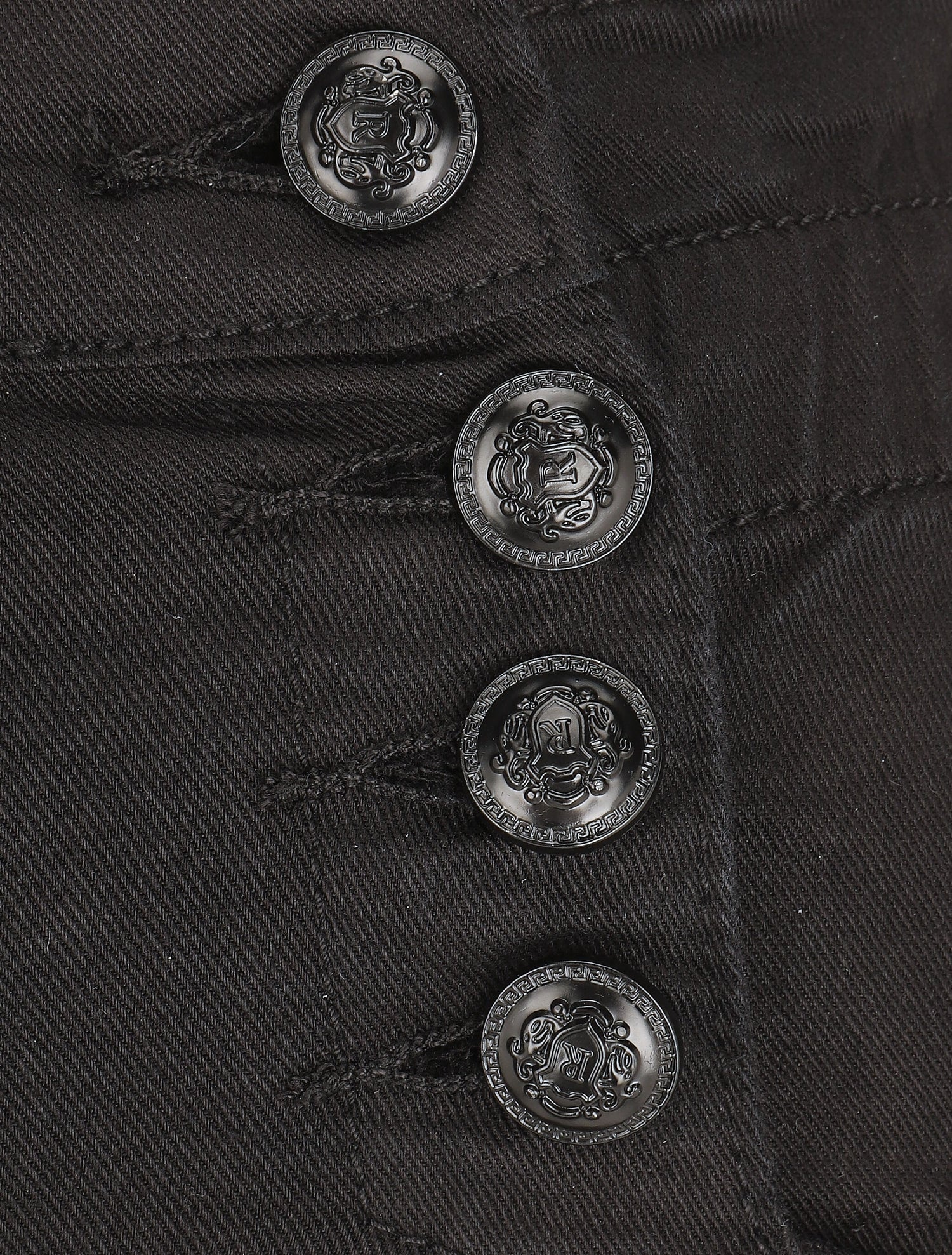 Short uni à taille élastiquée - Noir - 3