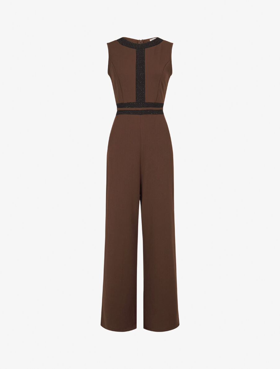 Combinaison à bande irisée - Marron - 1