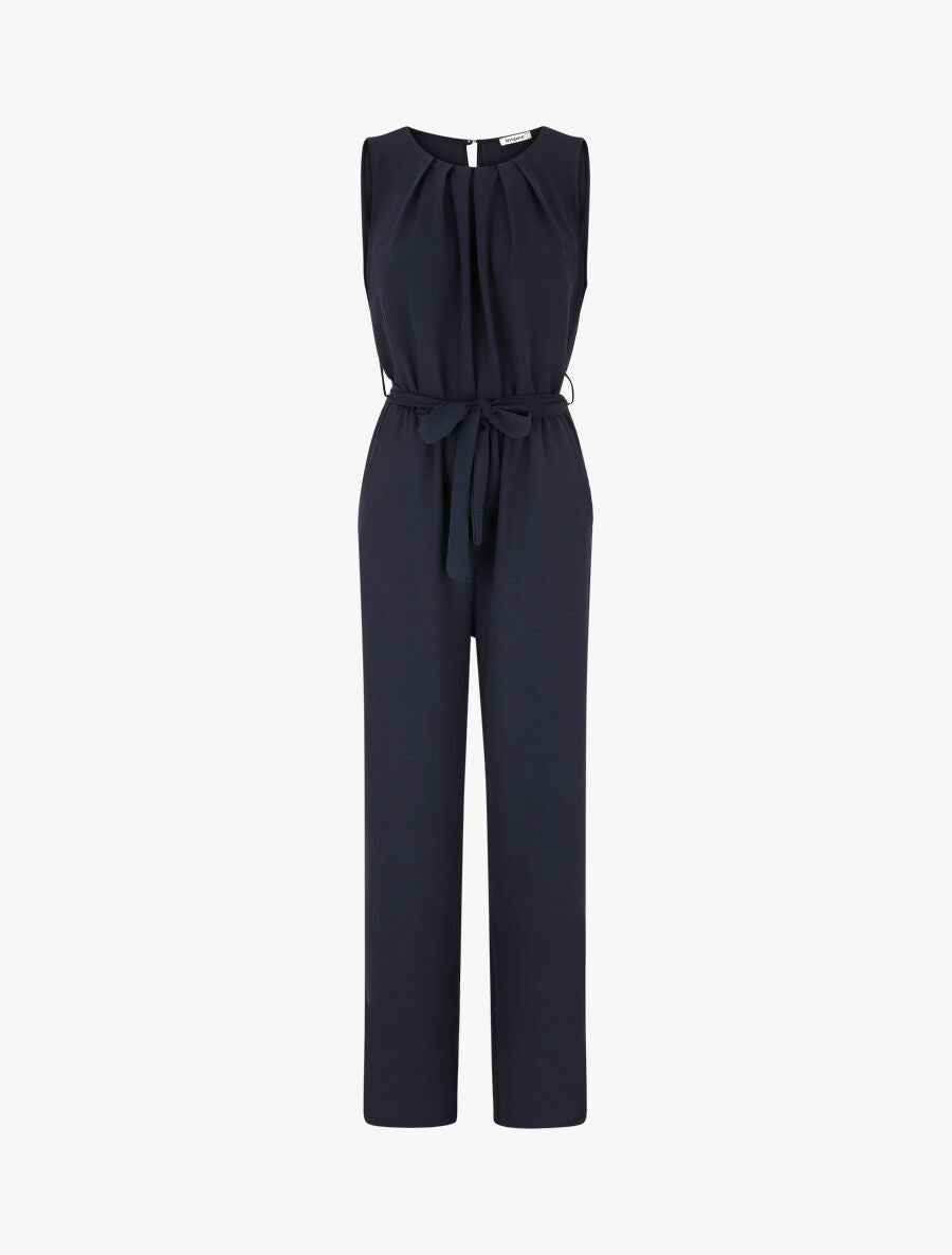 Combinaison droite sans manches - Marine - 1