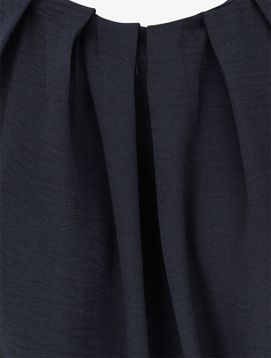 Combinaison droite sans manches - Marine - 3