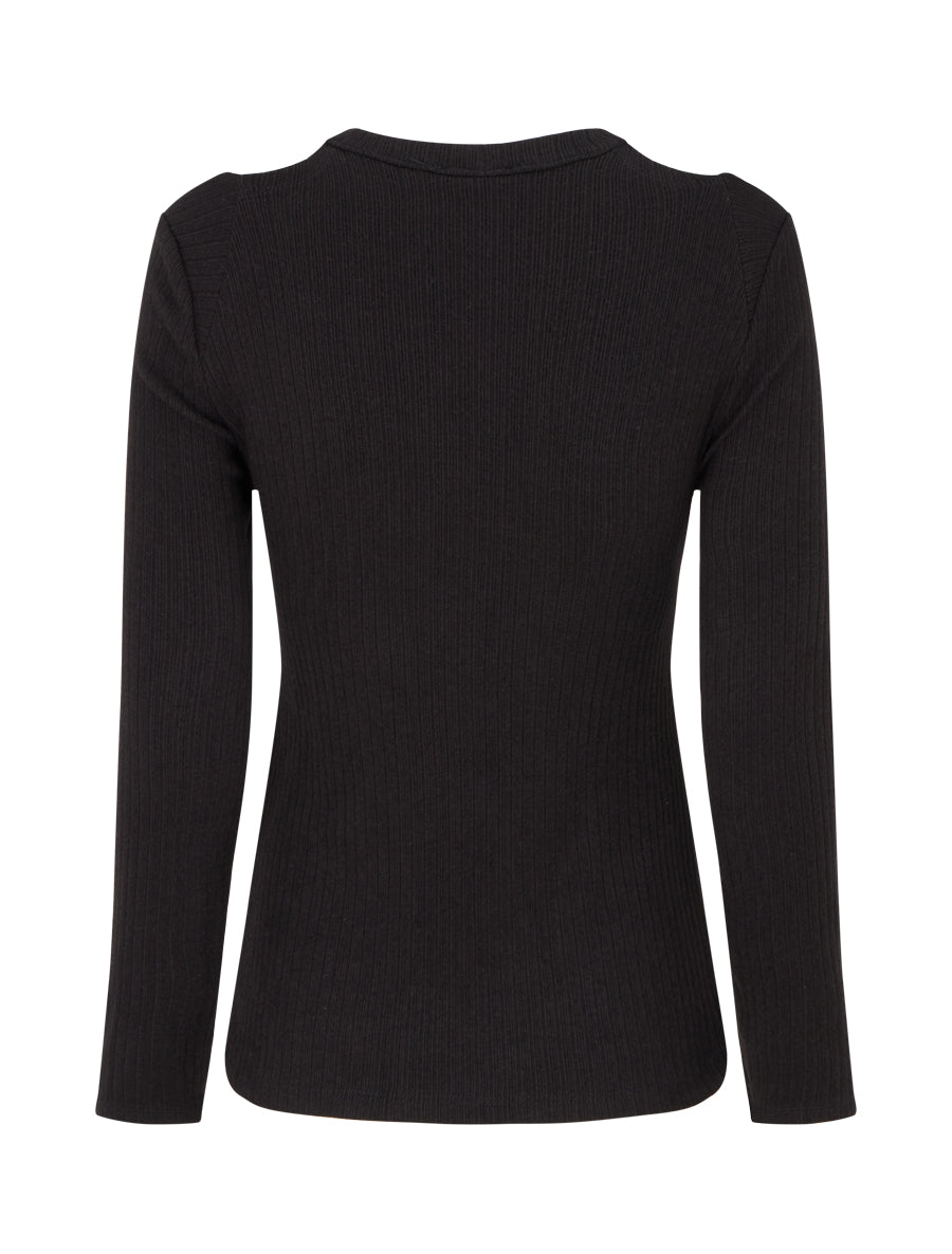 Pull uni croisé trompe l&