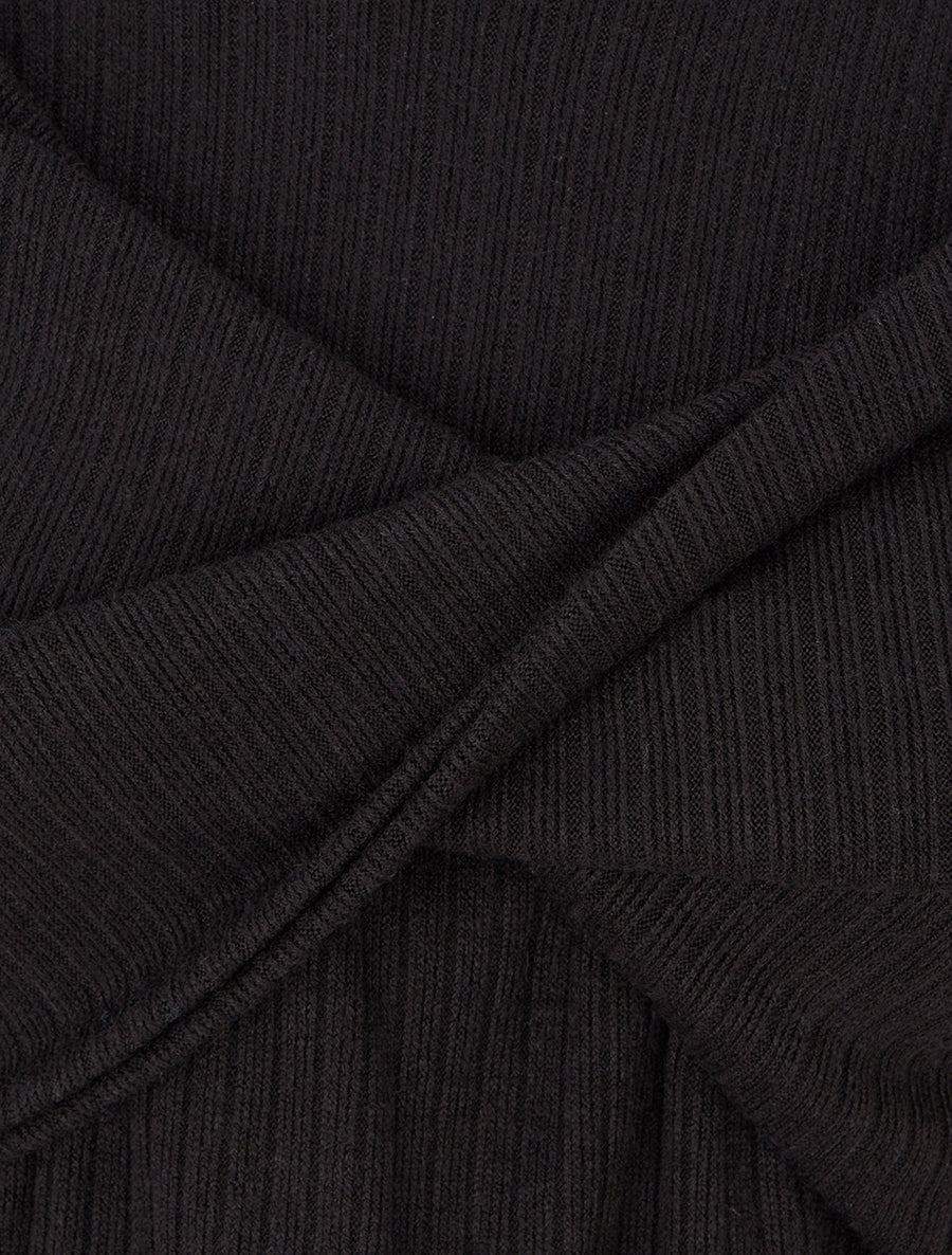Pull uni croisé trompe l&