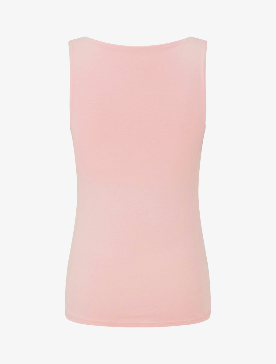 Camiseta sin mangas clásica lisa - Rosa