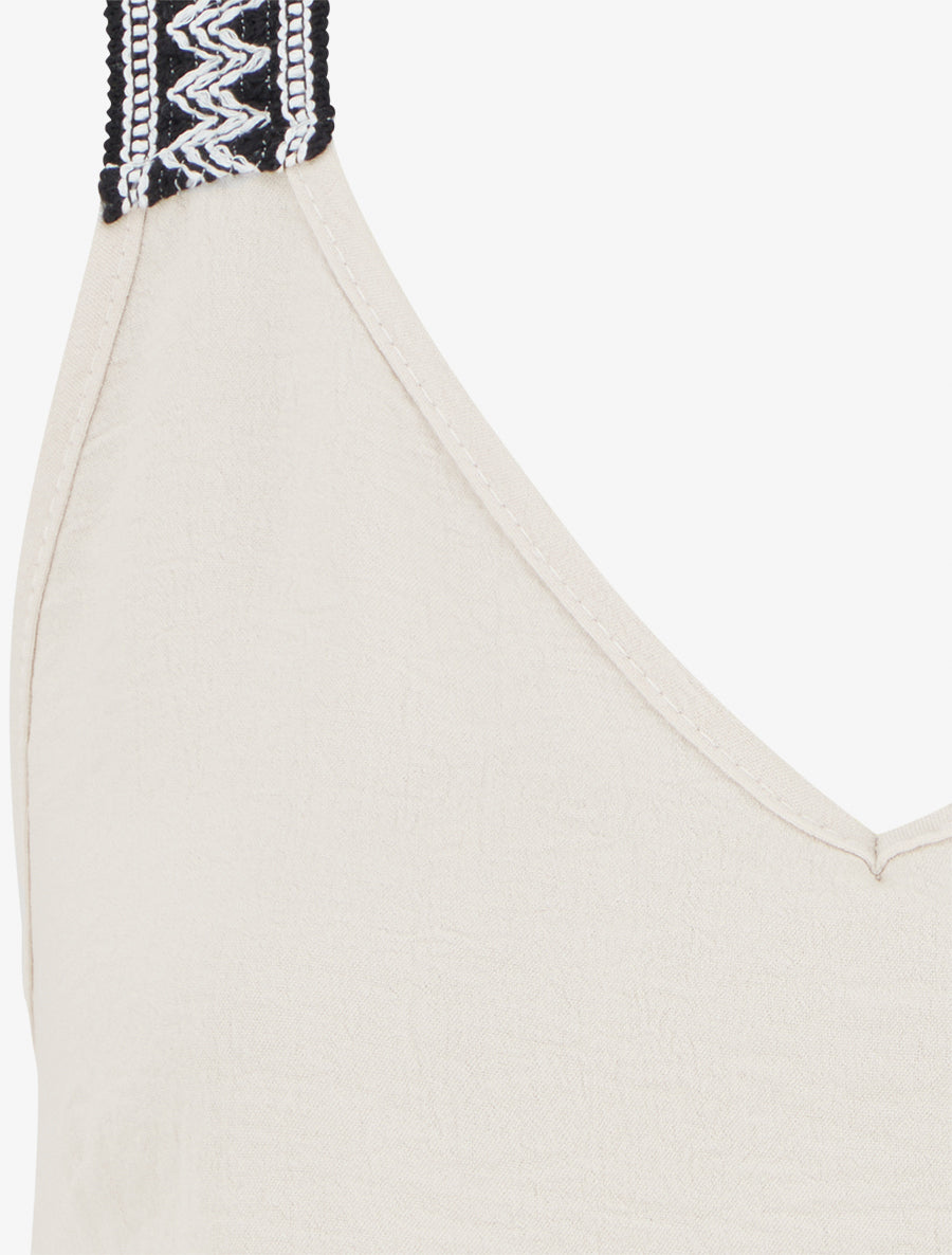 Débardeur droit à dos nageur - Beige clair - 3