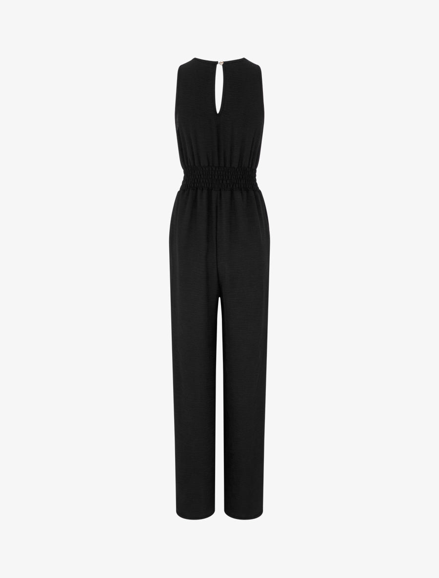 Combinaison ample à bretelles bijoux - Noir - 2