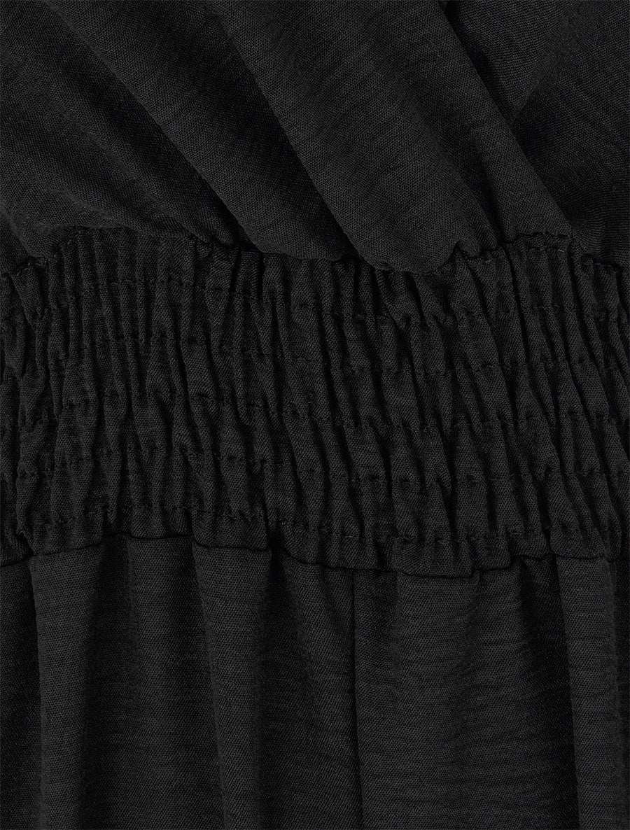 Combinaison ample à bretelles bijoux - Noir - 3