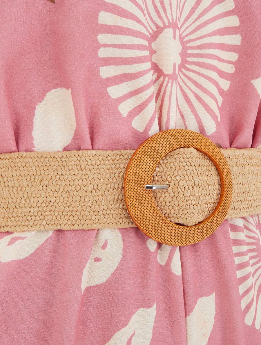 Combinaison imprimé fantaisie à bretelles motif coeurs - Rose - 3