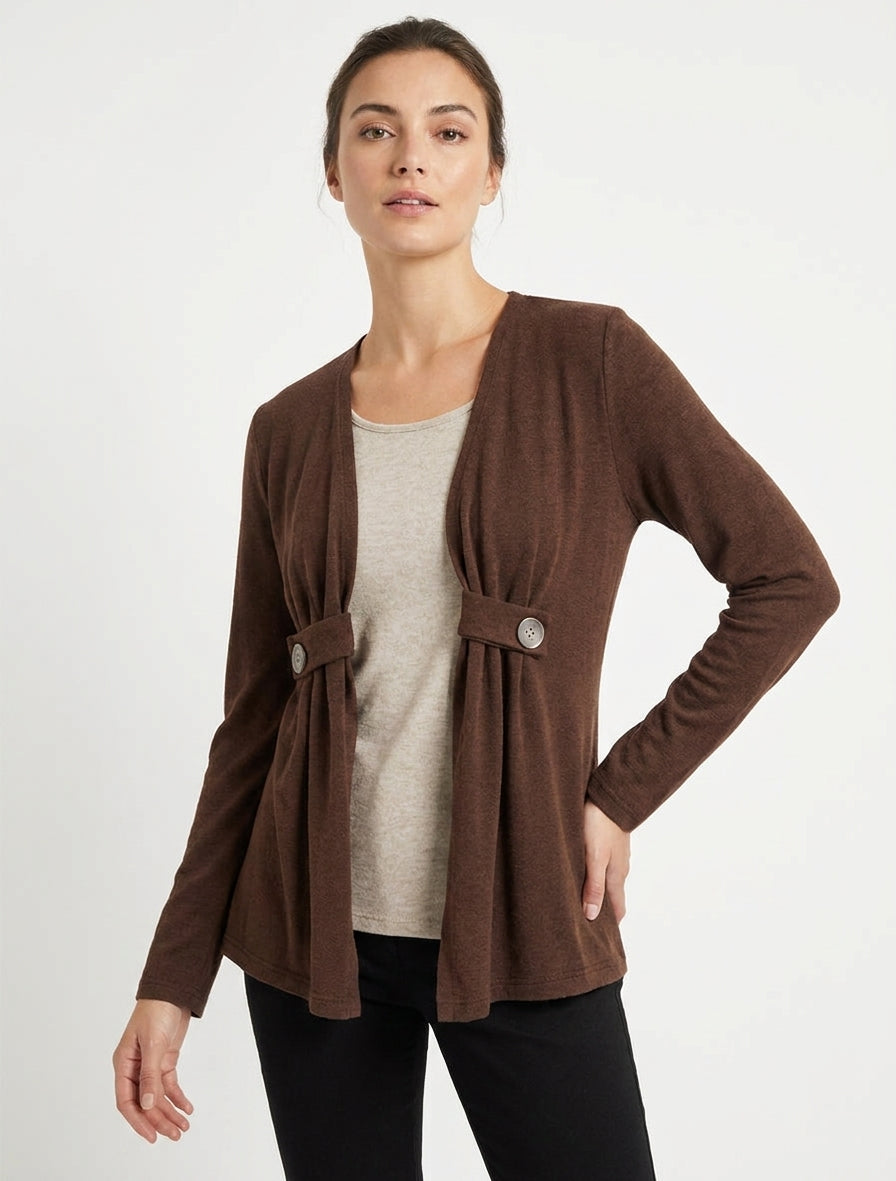 Jersey estilo chaleco con efecto trompe l&