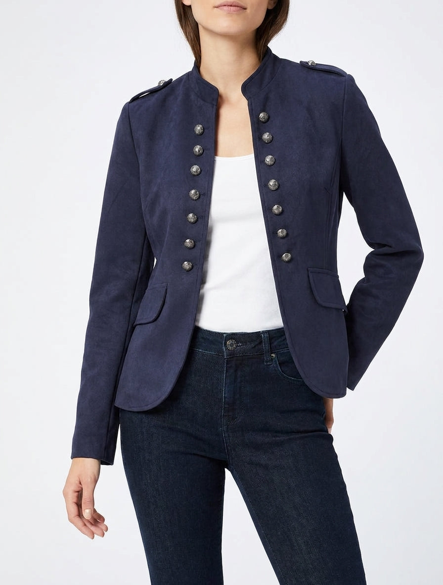 Chaqueta de ante estilo militar - Marine