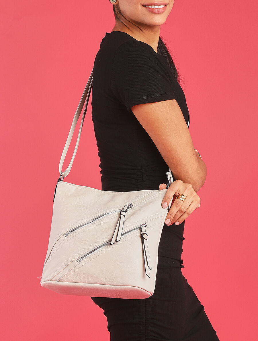 Sac besace Itohan - Blanc - 6