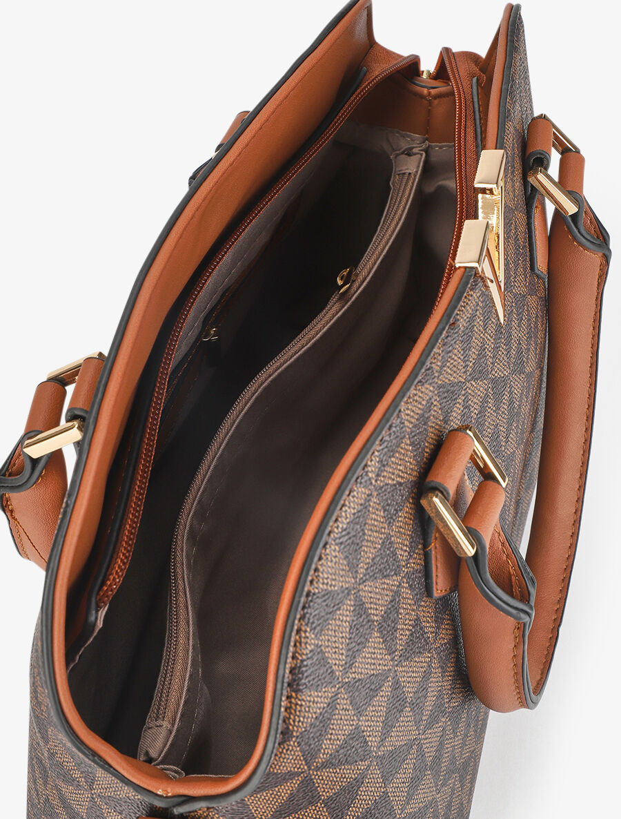 Sac besace Gina - Marron - 4