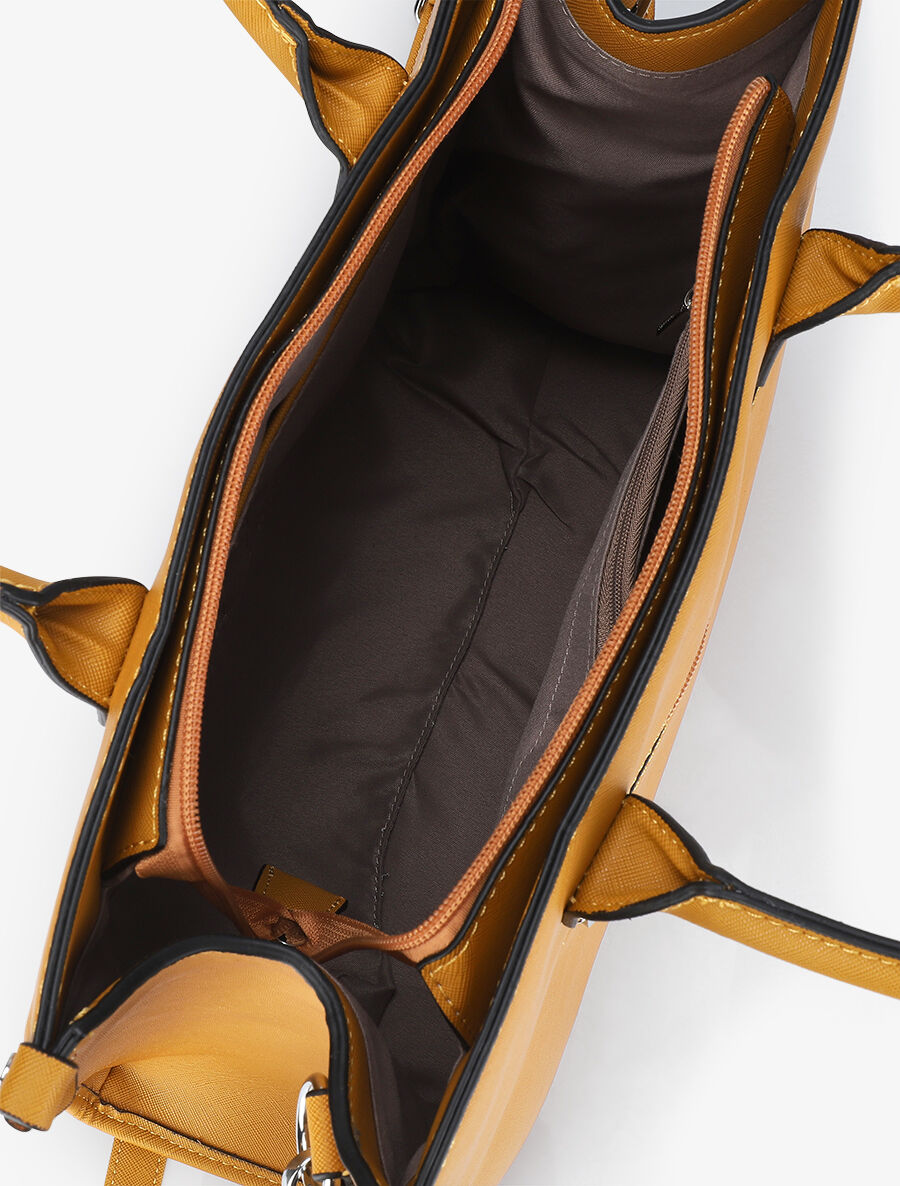 Sac cabas Rubi - Jaune - 4