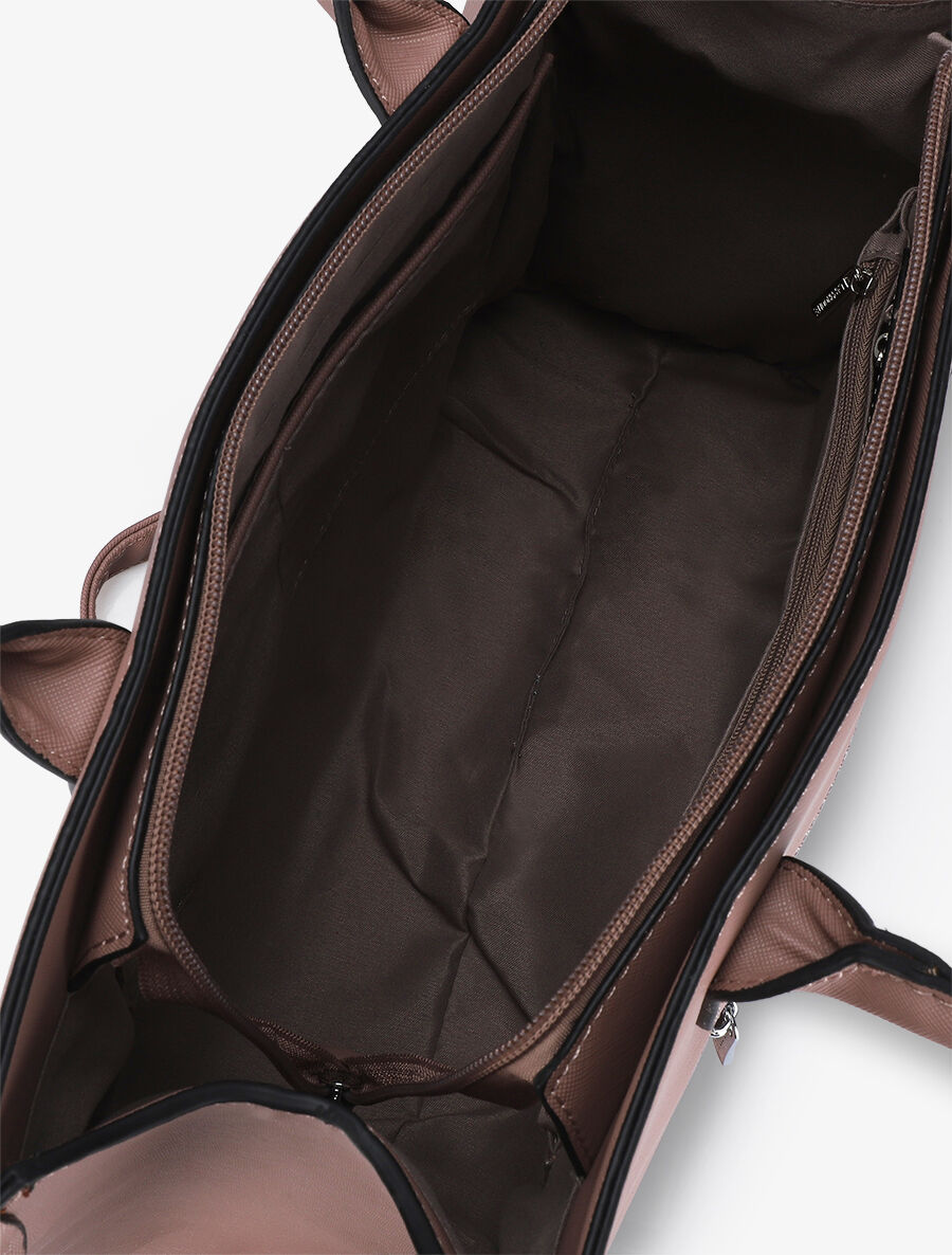 Sac cabas Rubi - Rose pâle - 4