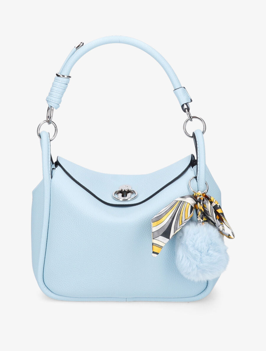 Sac bandoulière Andréa - Bleu ciel - 5