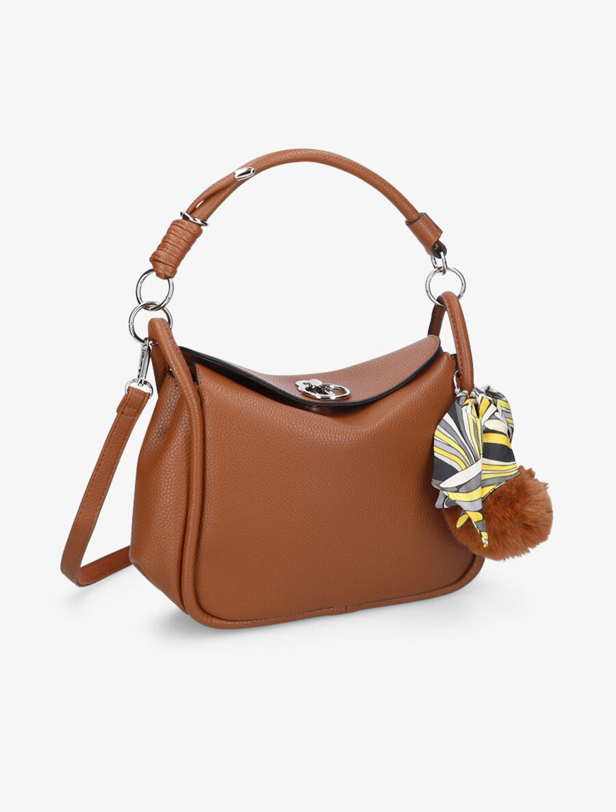 Sac bandoulière Andréa - Camel - 3