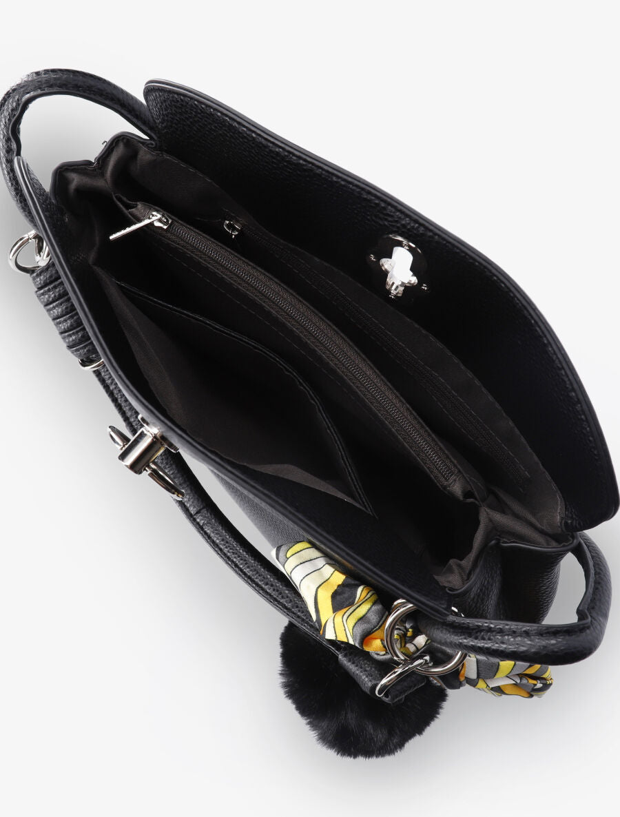 Sac bandoulière Andréa - Noir - 4