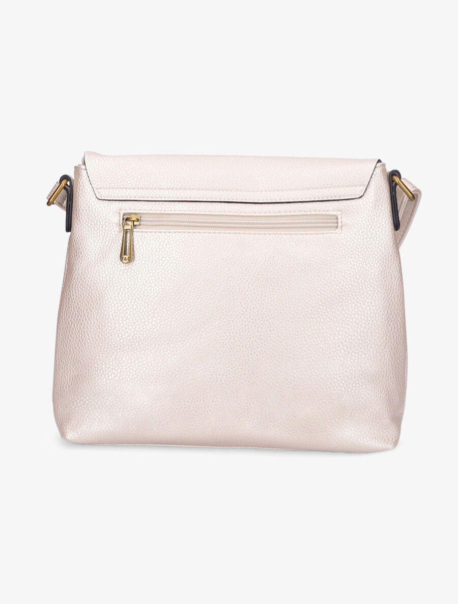 Sac bandoulière Ilyanna - Beige métallisé - 2