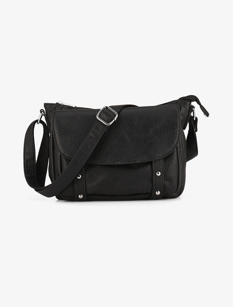 Sac bandoulière Célia - Noir - 1