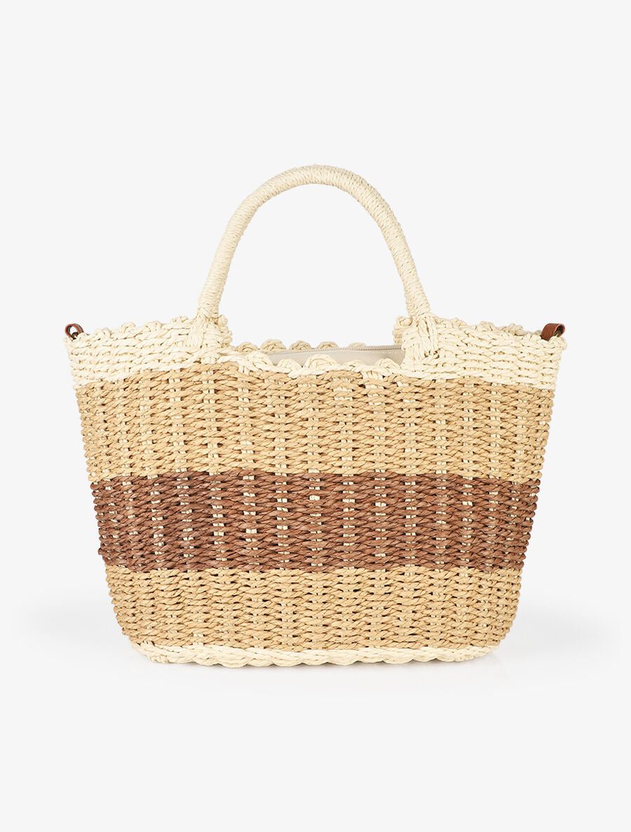 Sac à main Nana - Marron/beige - 2