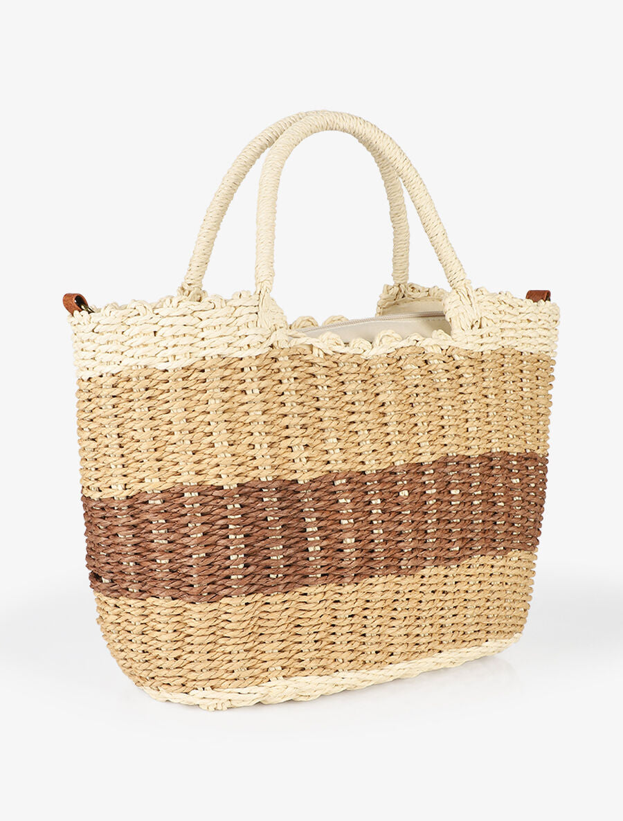 Sac à main Nana - Marron/beige - 3