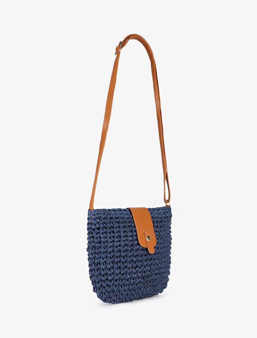 Sac bandoulière Delia - Marine - 3