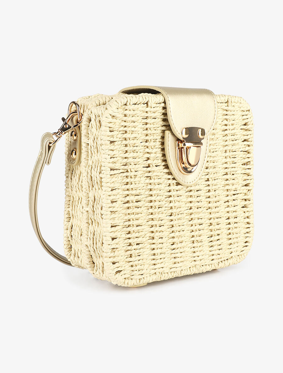 Sac besace Sandrine - Or - 3
