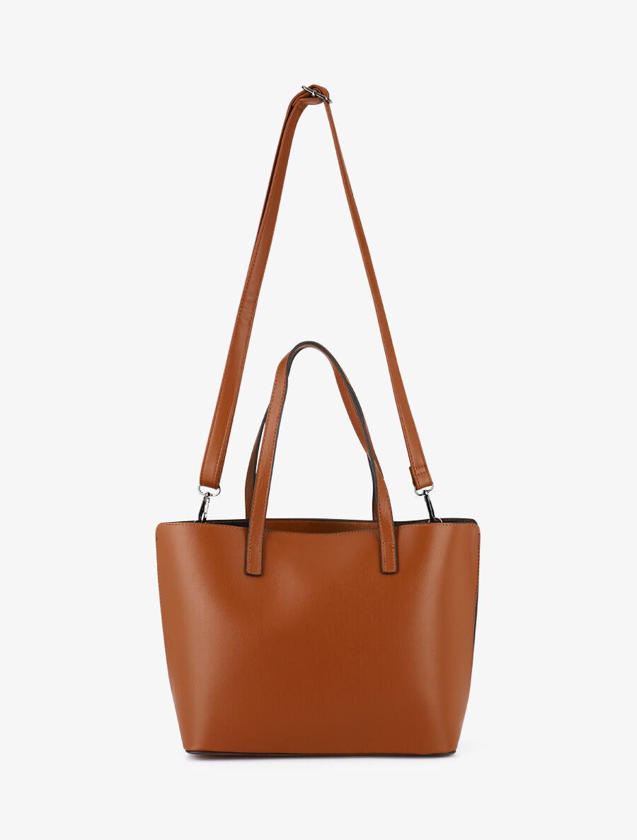 Sac cabas Eléanor - Camel - 3