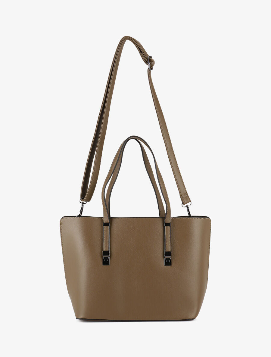Sac cabas Eléanor - Taupe - 3