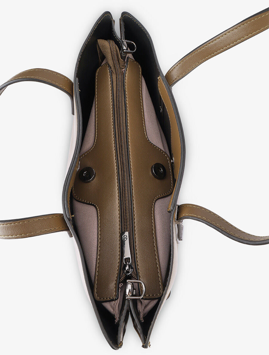 Sac cabas Eléanor - Taupe - 4