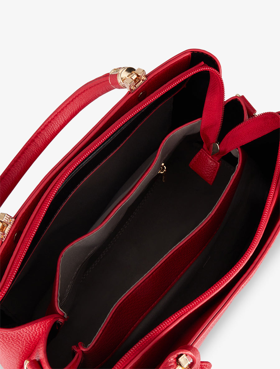 Sac à main Léandre - Rouge - 4