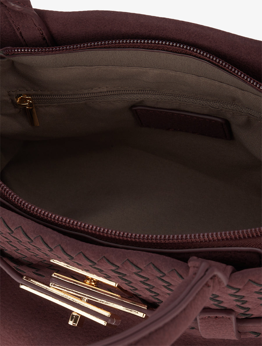 Sac à main Valeria - Prune - 4