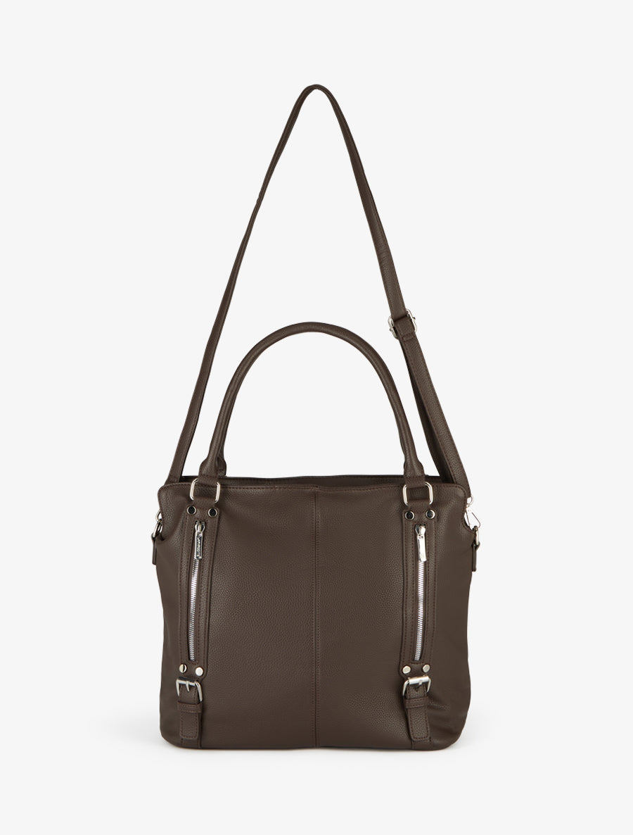 Sac cabas Eugénie - Marron -