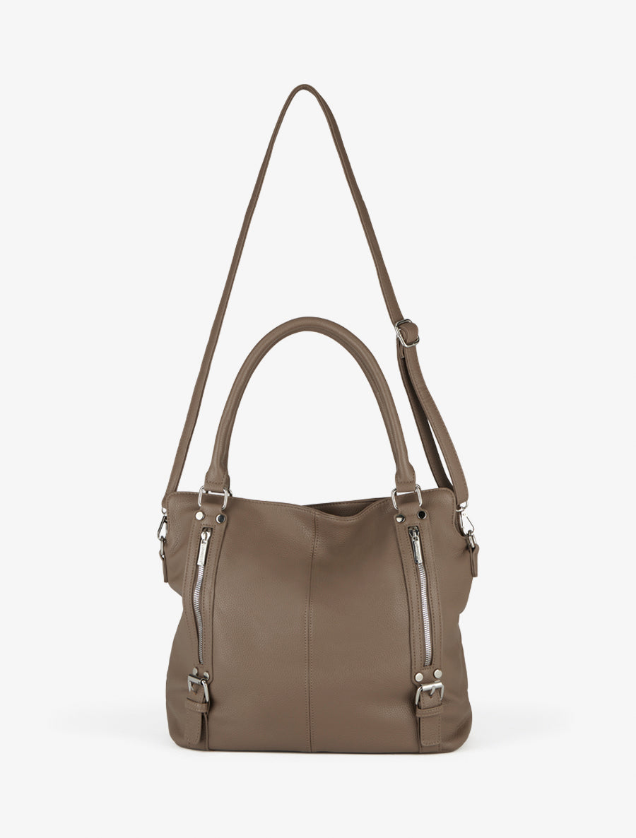 Sac cabas Eugénie - Taupe -