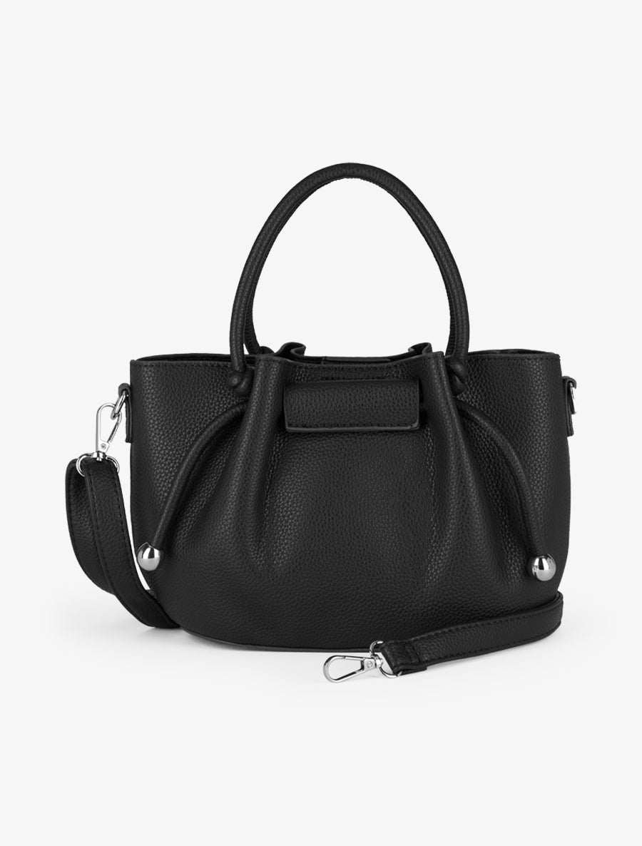 Sac besace Blanche - Noir -