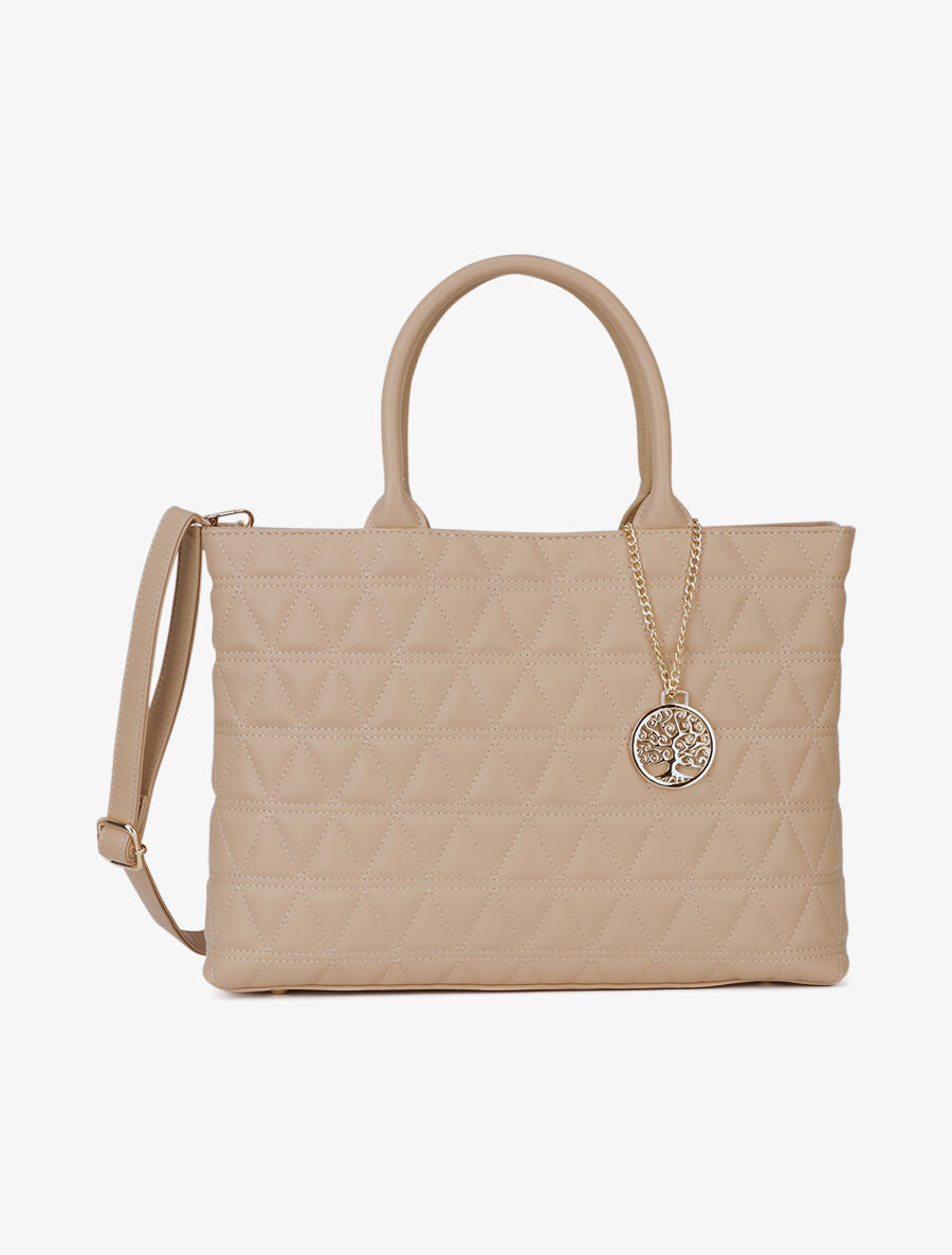 Sac cabas Emma - Beige - 1