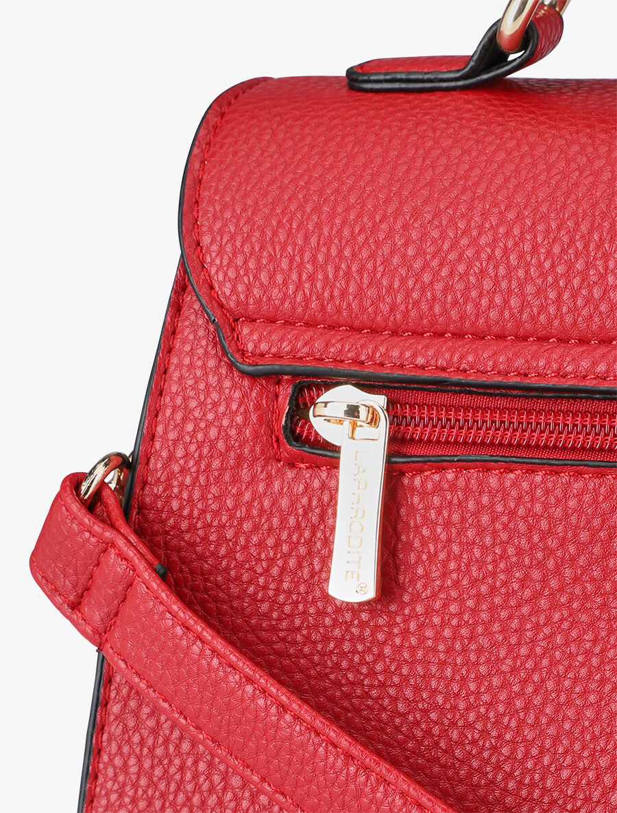 Sac besace Anémone - Rouge - 4