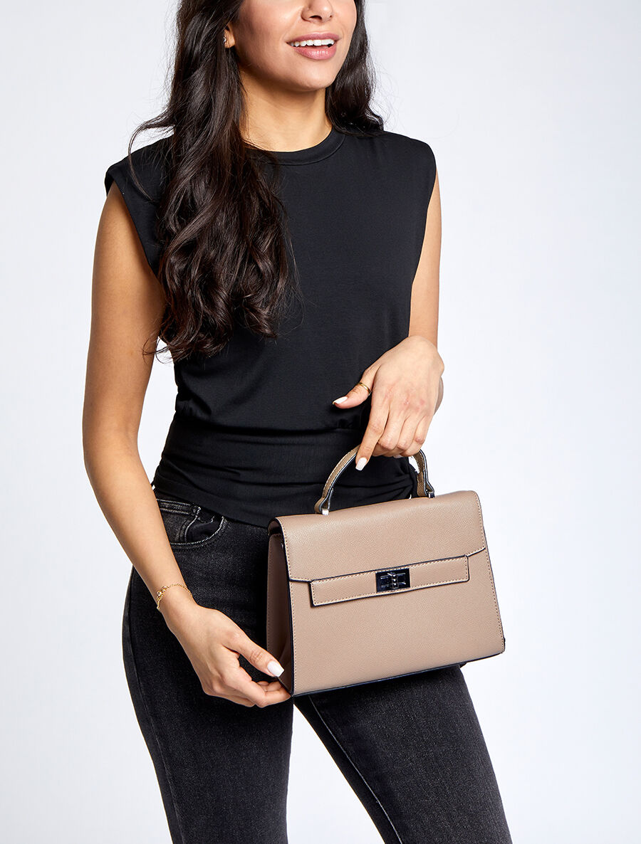 Sac besace Suzanne - Beige - 4